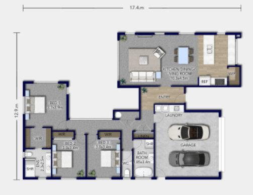 ROLLESTON floor plan
