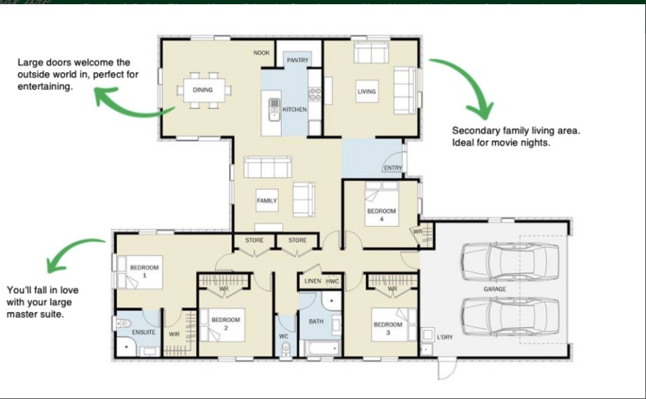 Great Living in Glenbervie floor plan