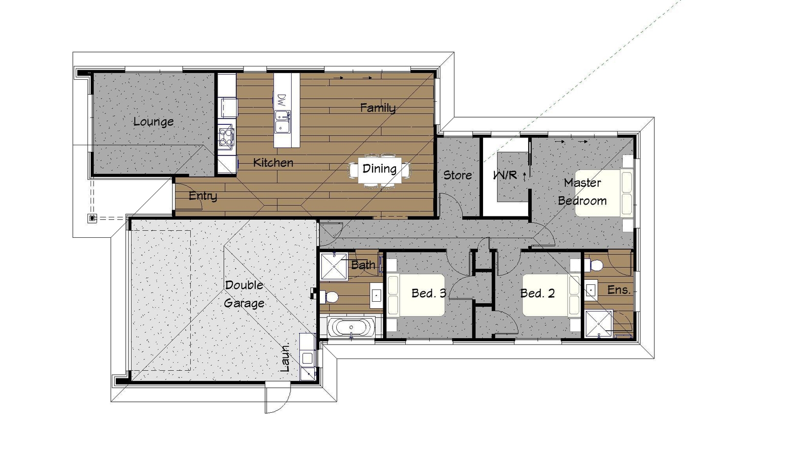 Lot 3 Longview, Hāwera floor plan