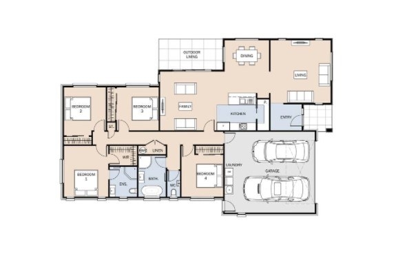 Stylish, Spacious, Coastal Living! floor plan
