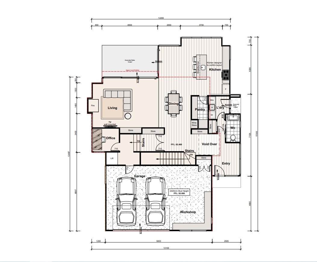 69B Almorah Rd floor plan