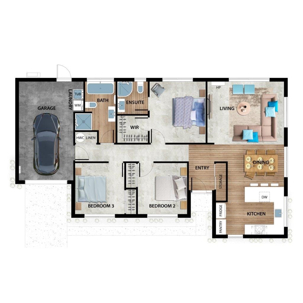 32 Scully Place, Lot 8, Strathern, Invercargill floor plan