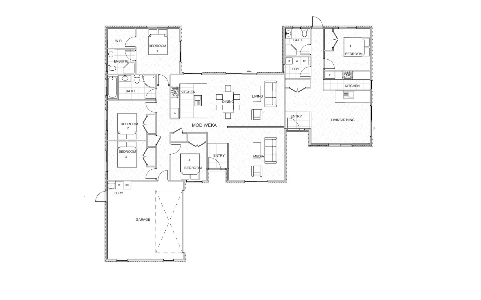 Home and Income Opportunity in Huntly floor plan