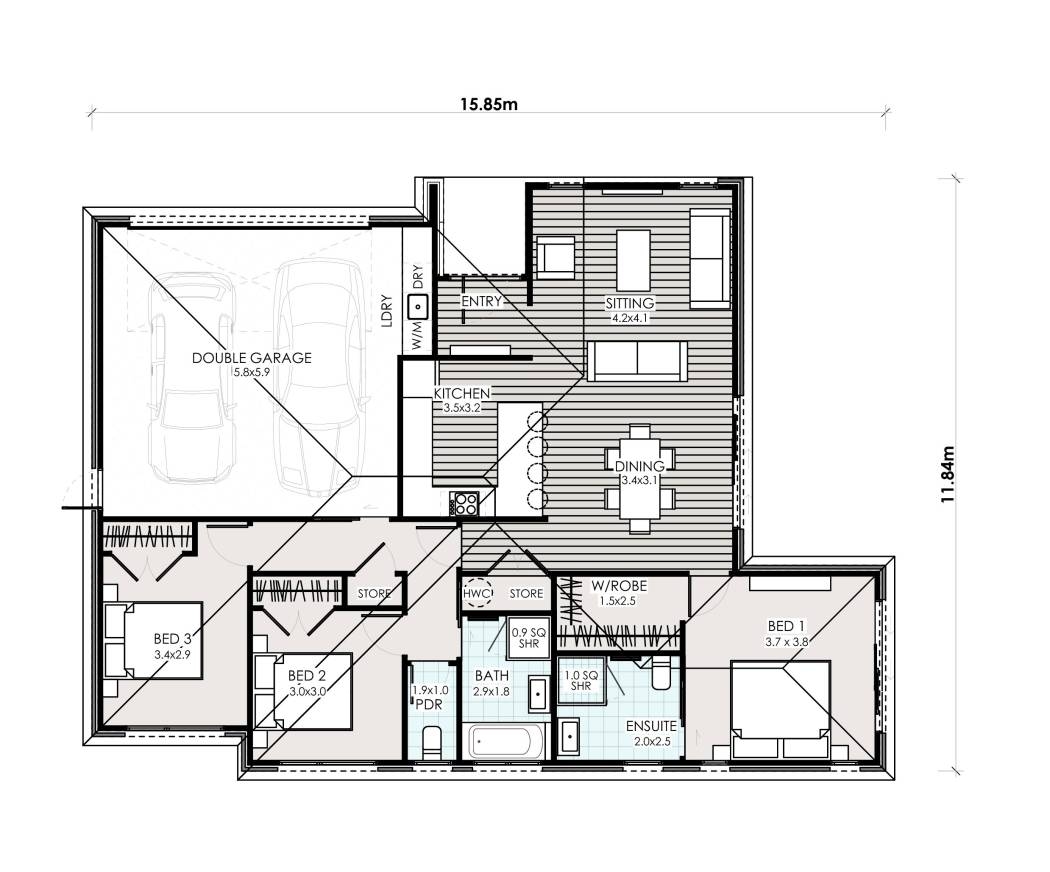LOT 52, FARLEY AVENUE, STONEBROOK, GREYTOWN floor plan