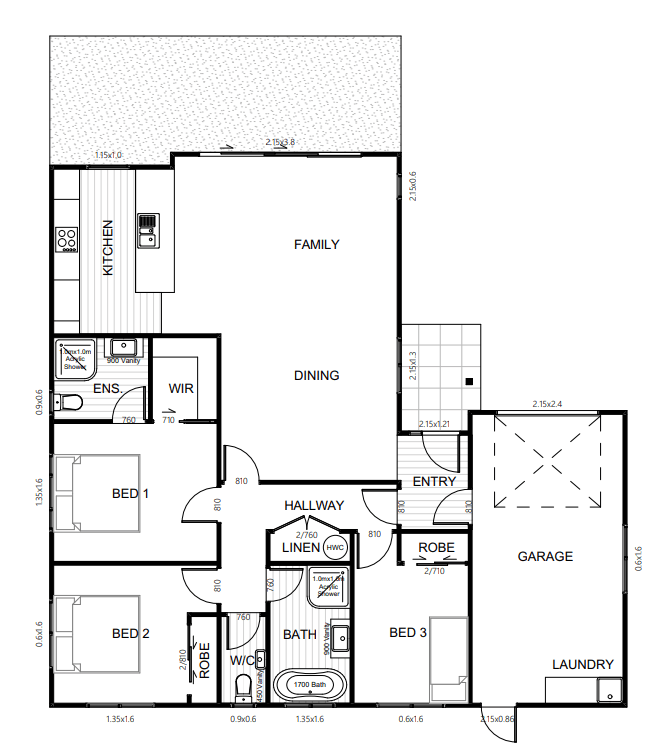 Building Dreams in Prospectors - Fixed Price Contract and Titled floor plan