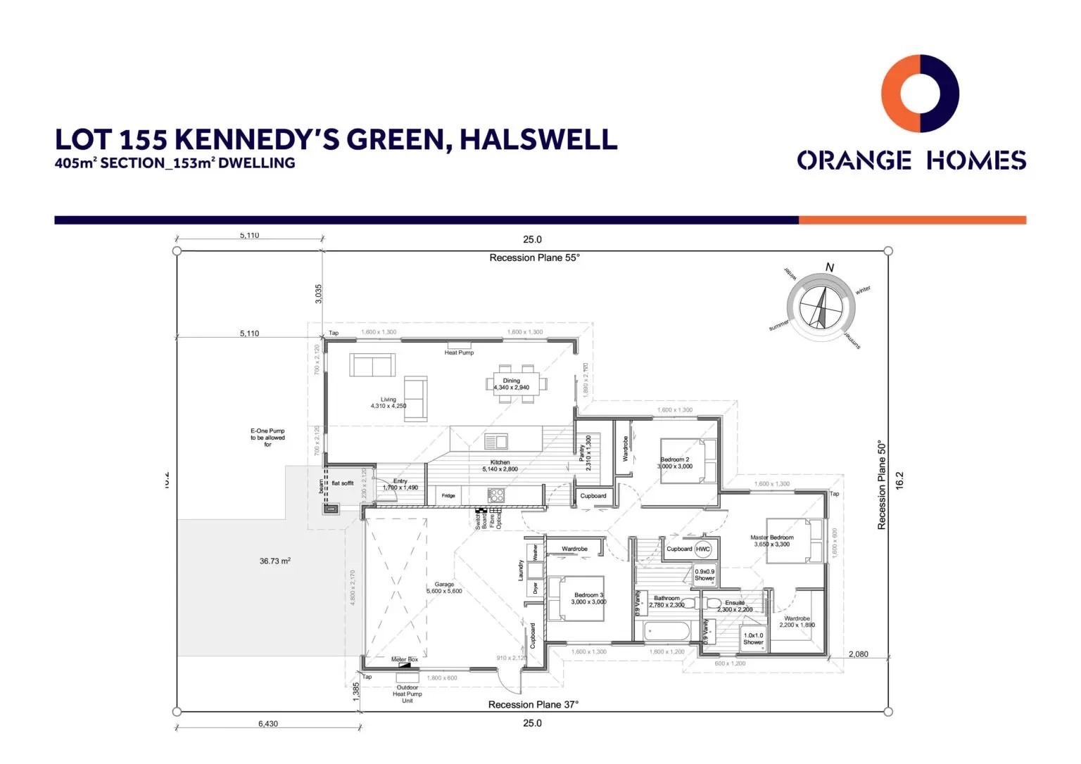 kennedy's green, halswell house and land package floor plan