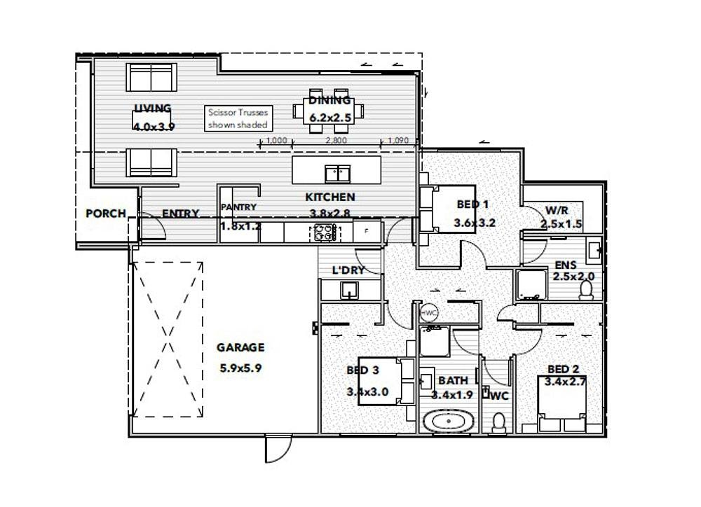 Aurora, Peacocke, Hamilton floor plan