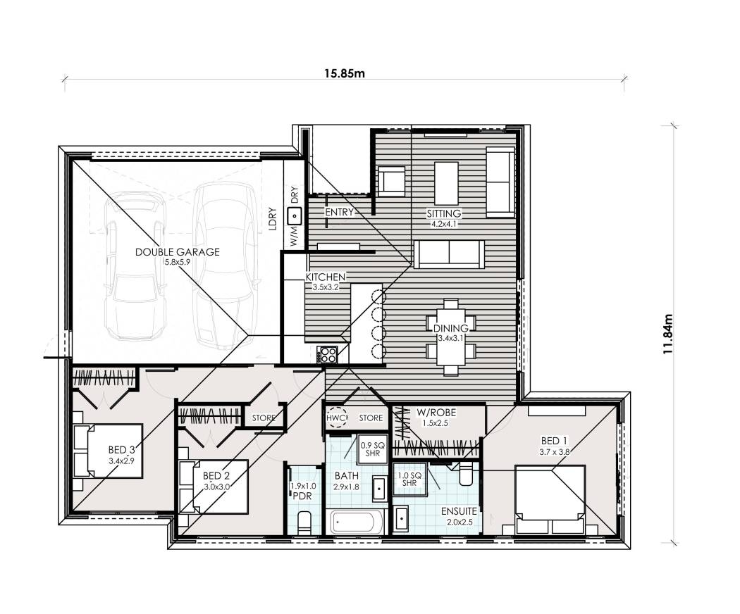 LOT 51, FARLEY AVENUE, STONEBROOK, GREYTOWN floor plan