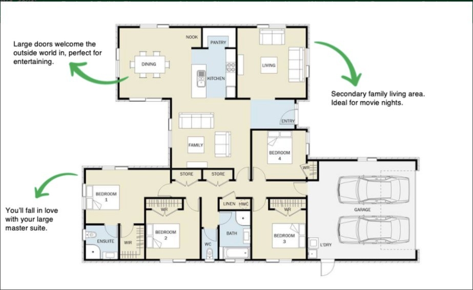 Living the Dream in The Landing, One Tree Point floor plan