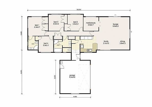 Addison floor plan