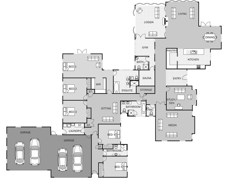 Kingscliff floor plan