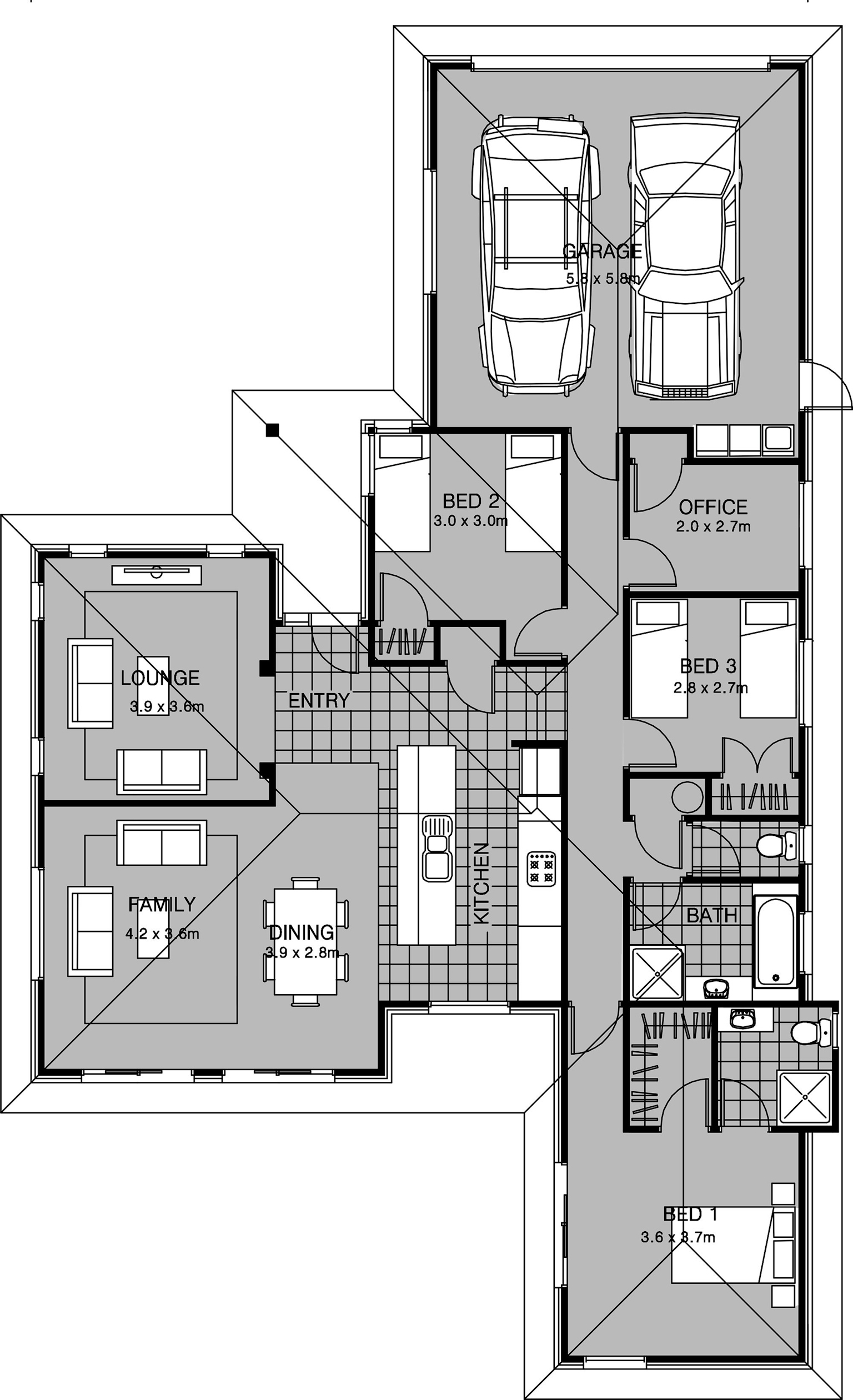 177M2 floor plan