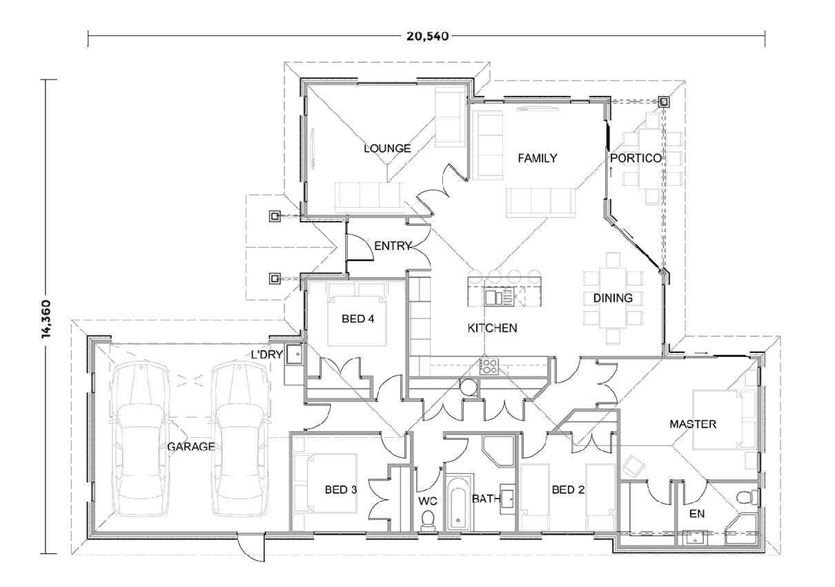 DW Homes floor plan