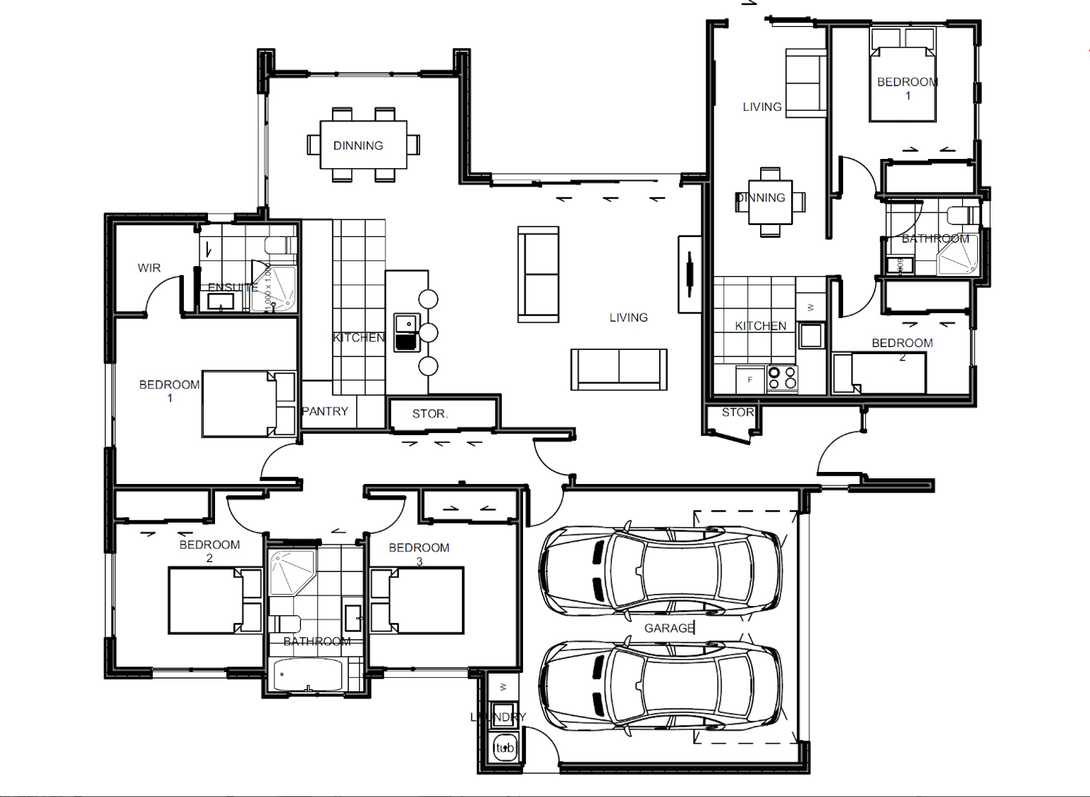 Home and Income floor plan