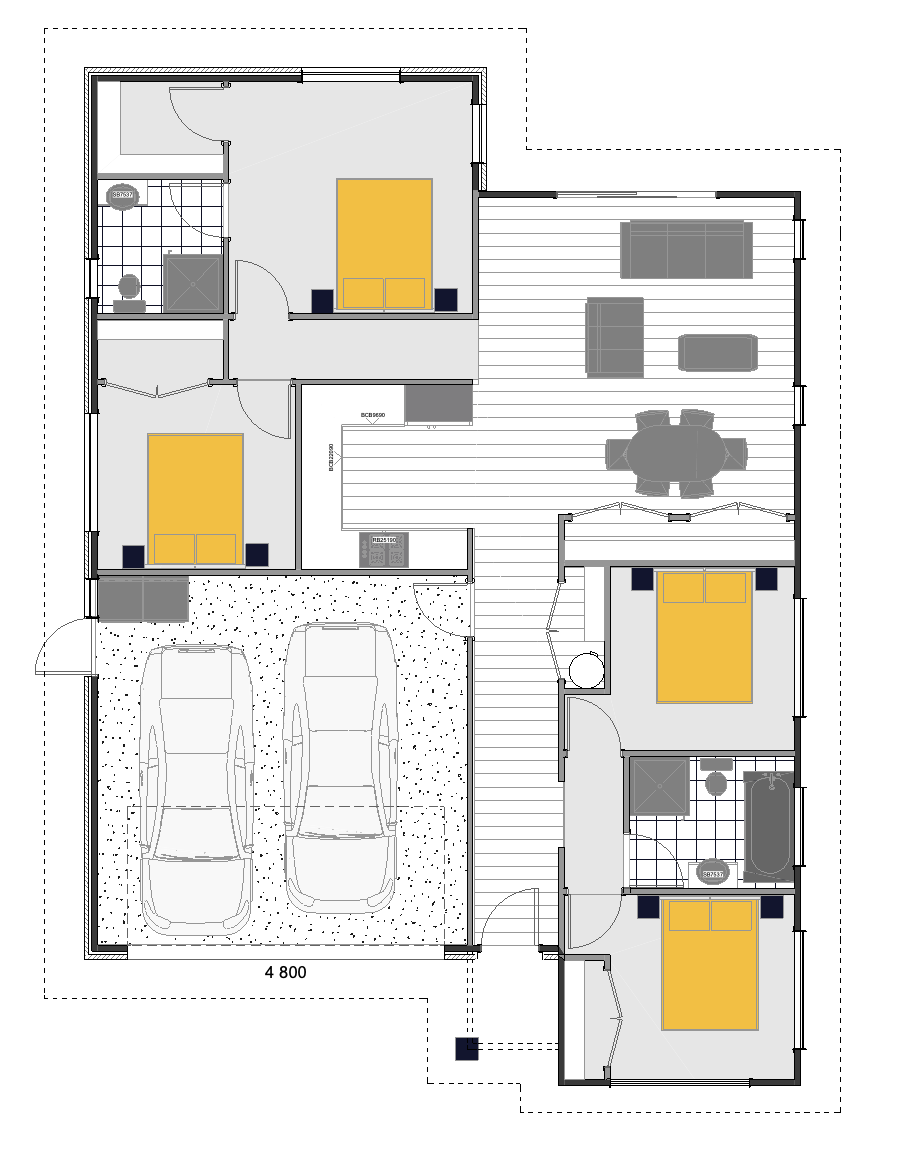 4 Bedroom Starter  floor plan