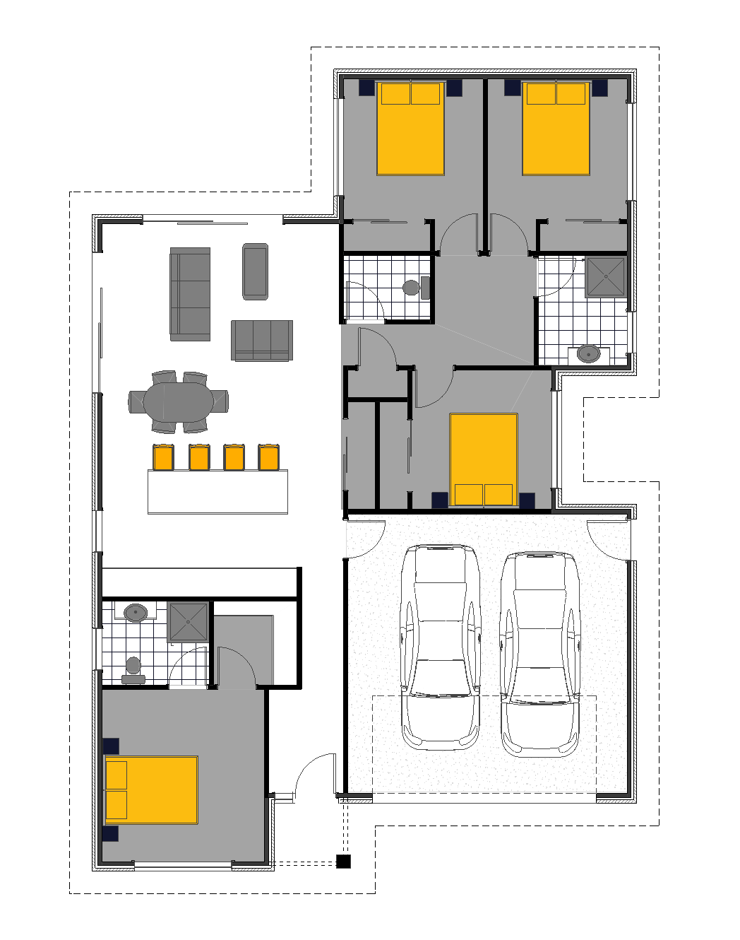 Beach Town Living floor plan