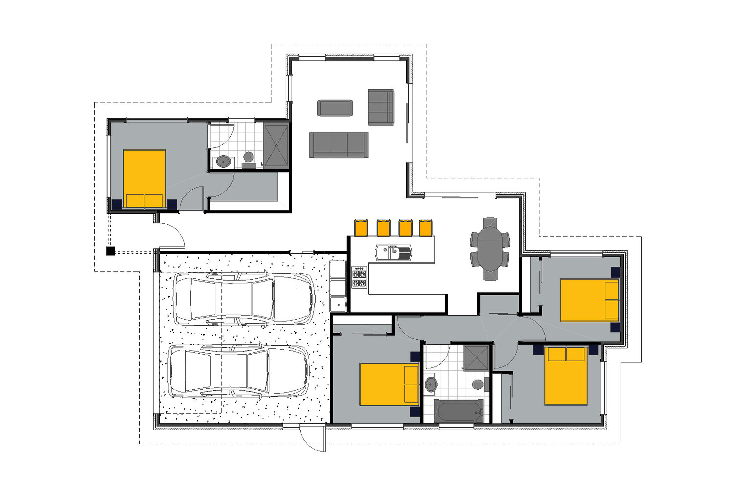 Clarks beach, and the beach floor plan