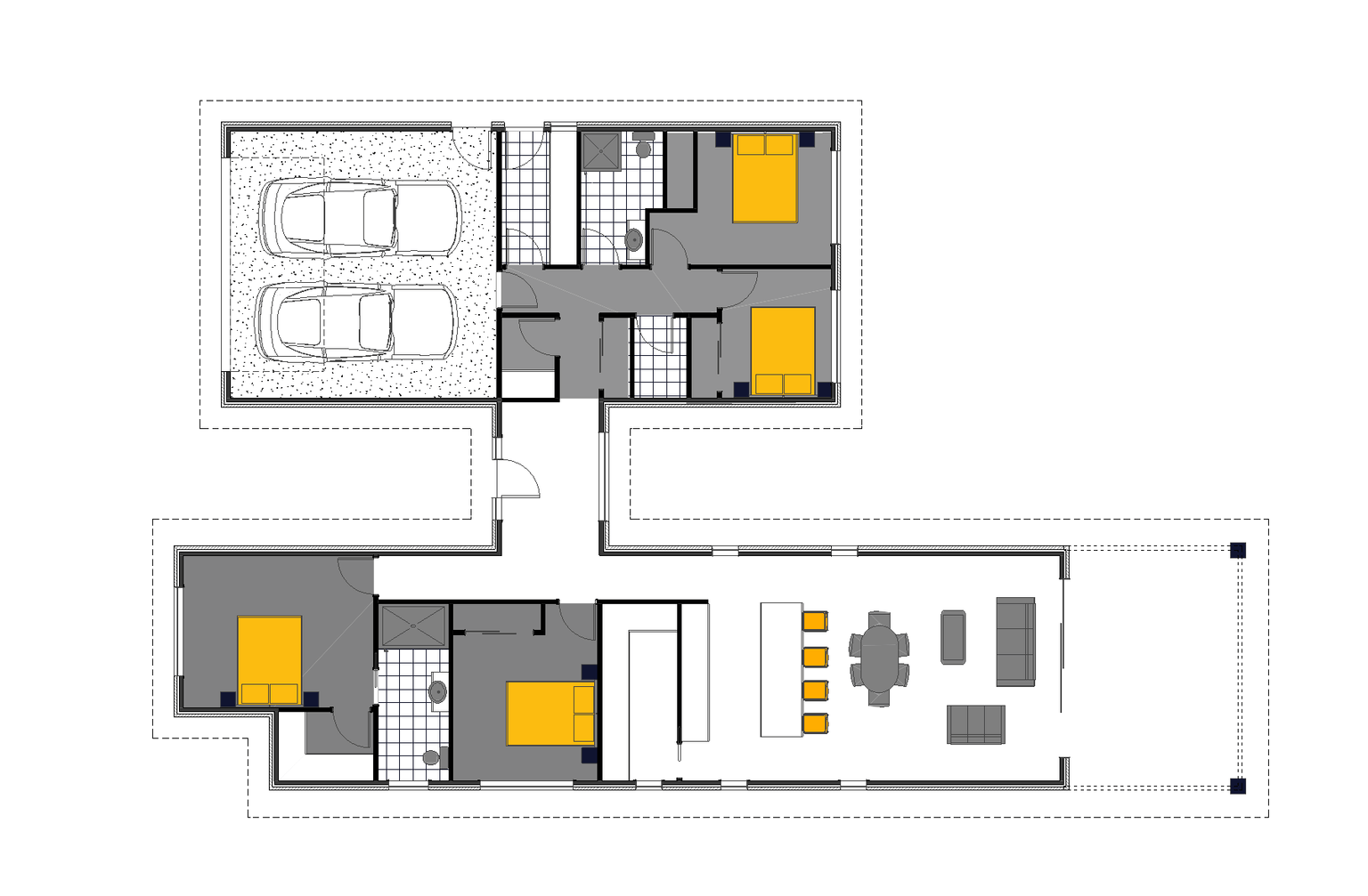Large Private Section Onewhero floor plan