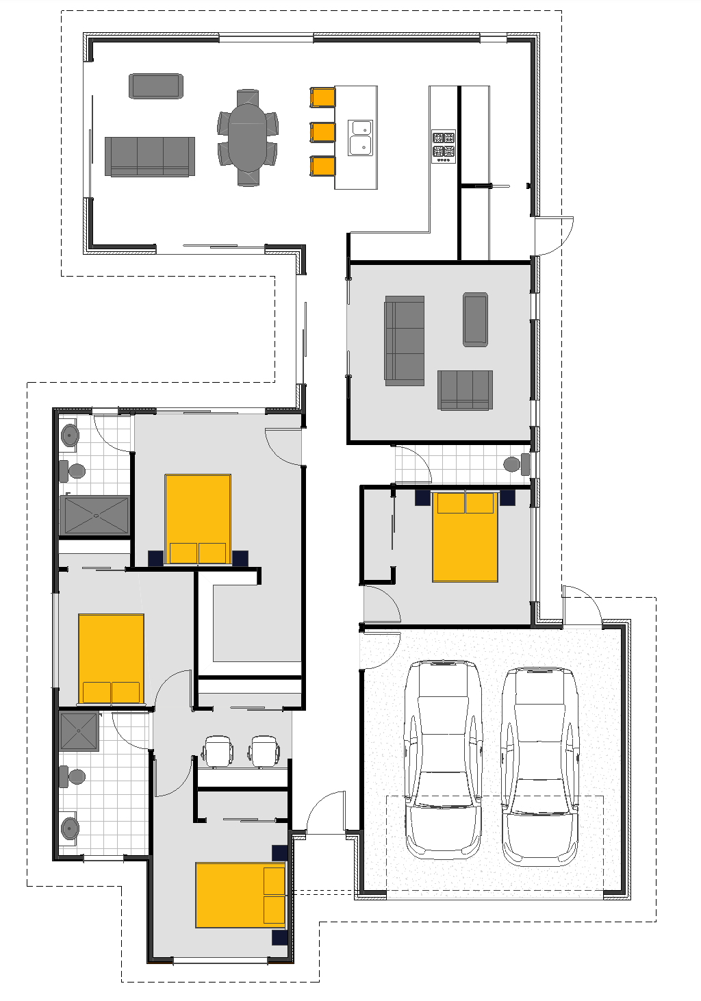 Muster Road House & Land Package floor plan