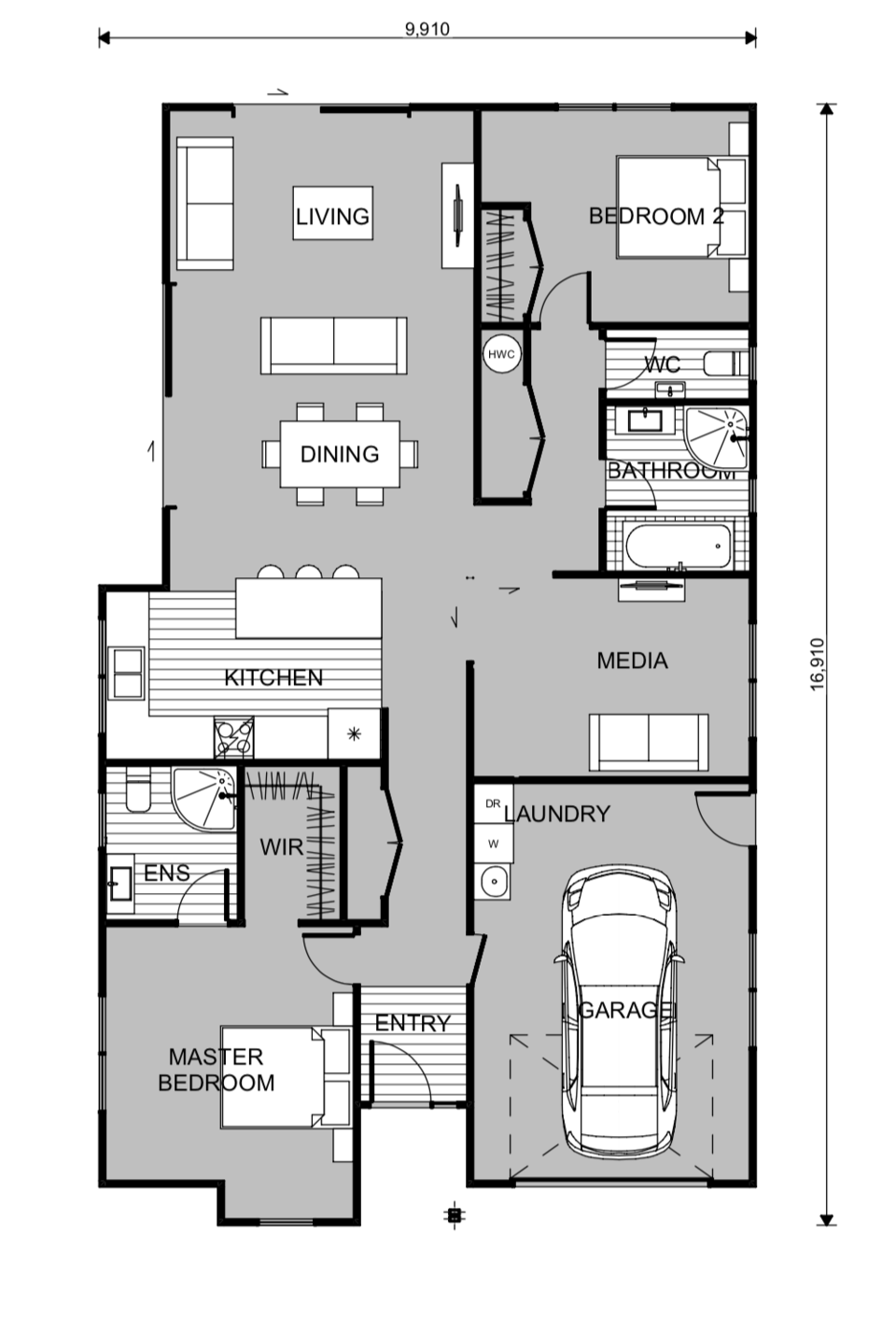 Signature Homes, Show Home - Richmond, Nelson floor plan