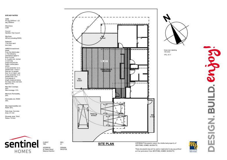 Brand New 3 Bedroom in Maeroa floor plan
