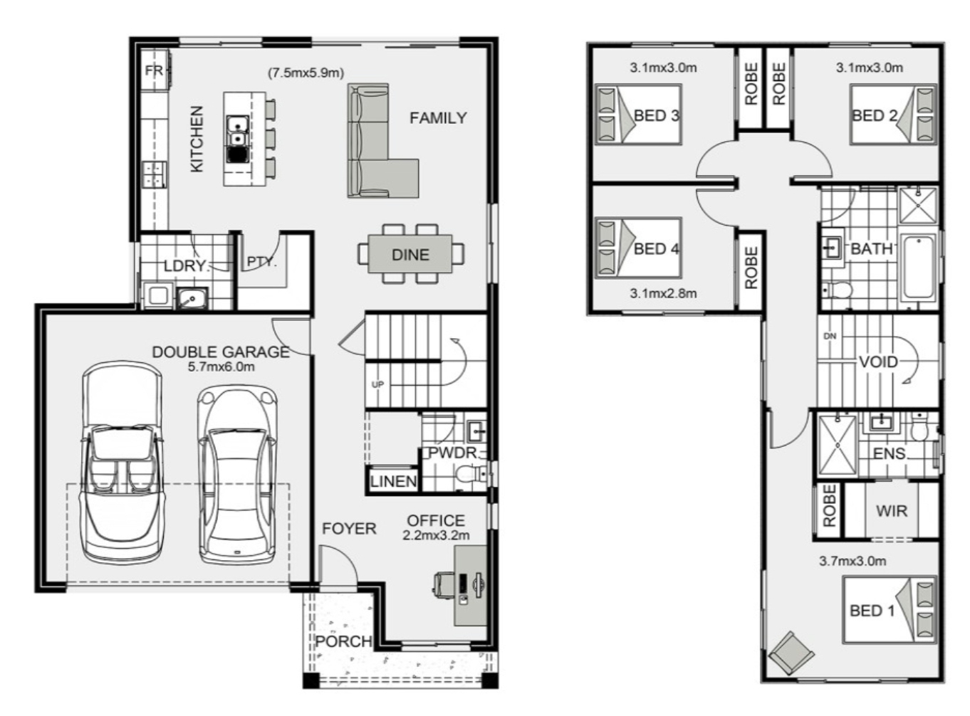 The Perfect Package floor plan