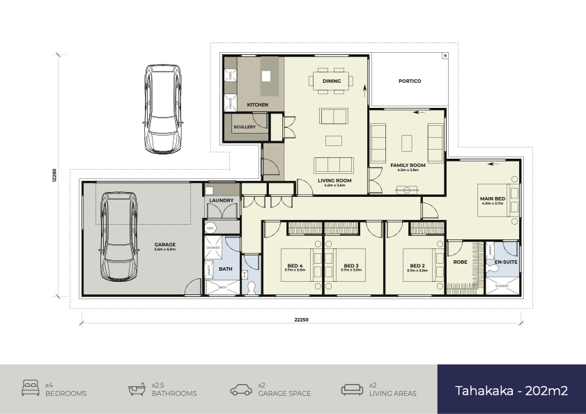 Patumahoe Countryside Living floor plan