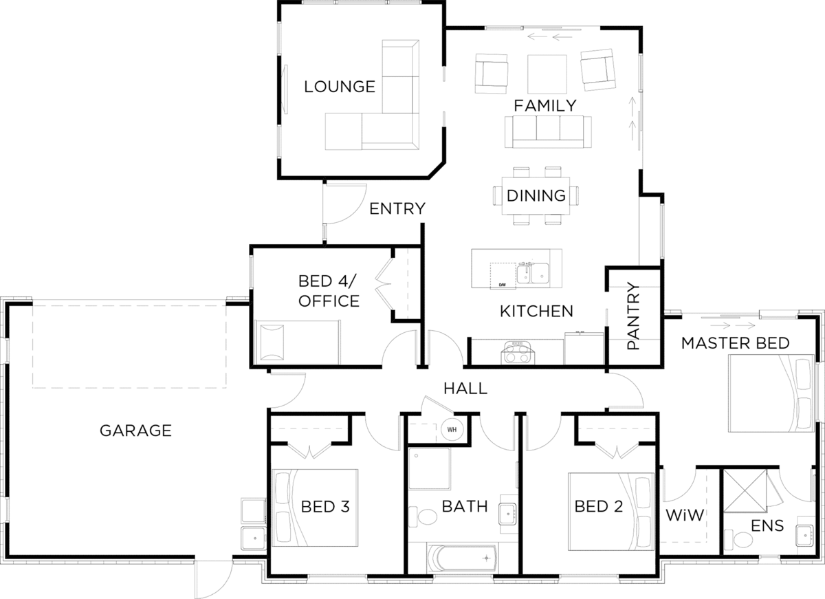 Family Home in Mountain View Estate floor plan
