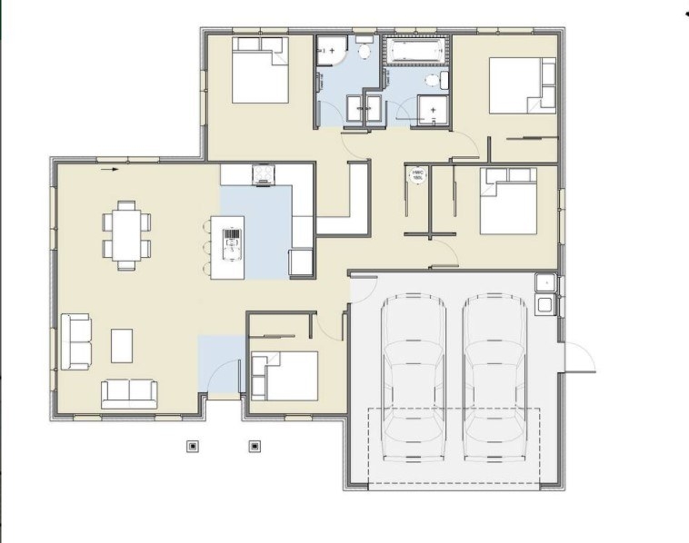 Family Homes in Rolleston - be quick floor plan