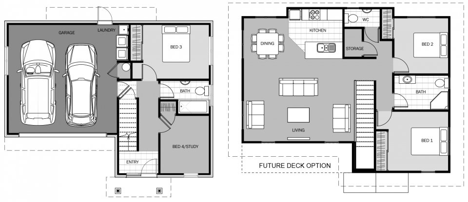 Location, Views and Coastal Living floor plan