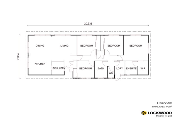 Riverview Show Home floor plan