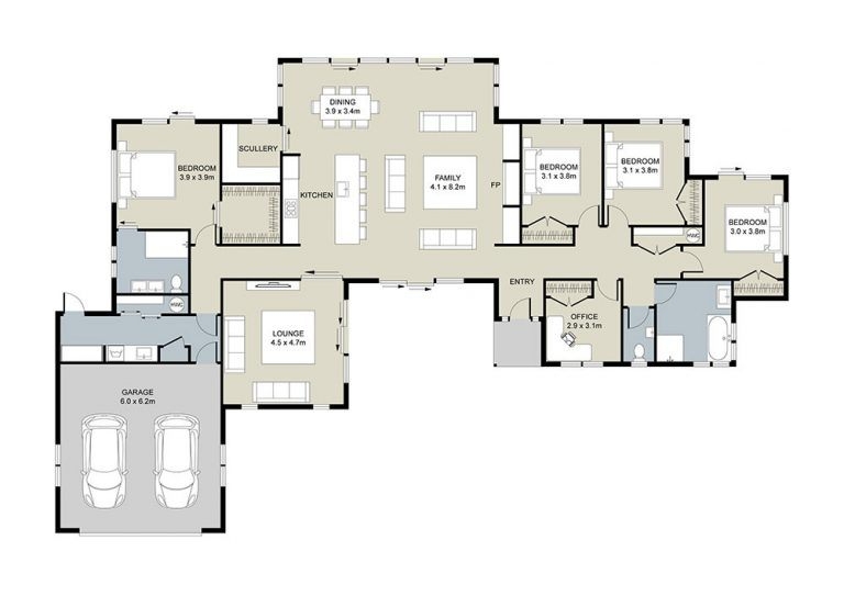Lot 23 – Kingfisher, West Road, Kaukapakapa, Rodney, Auckland floor plan
