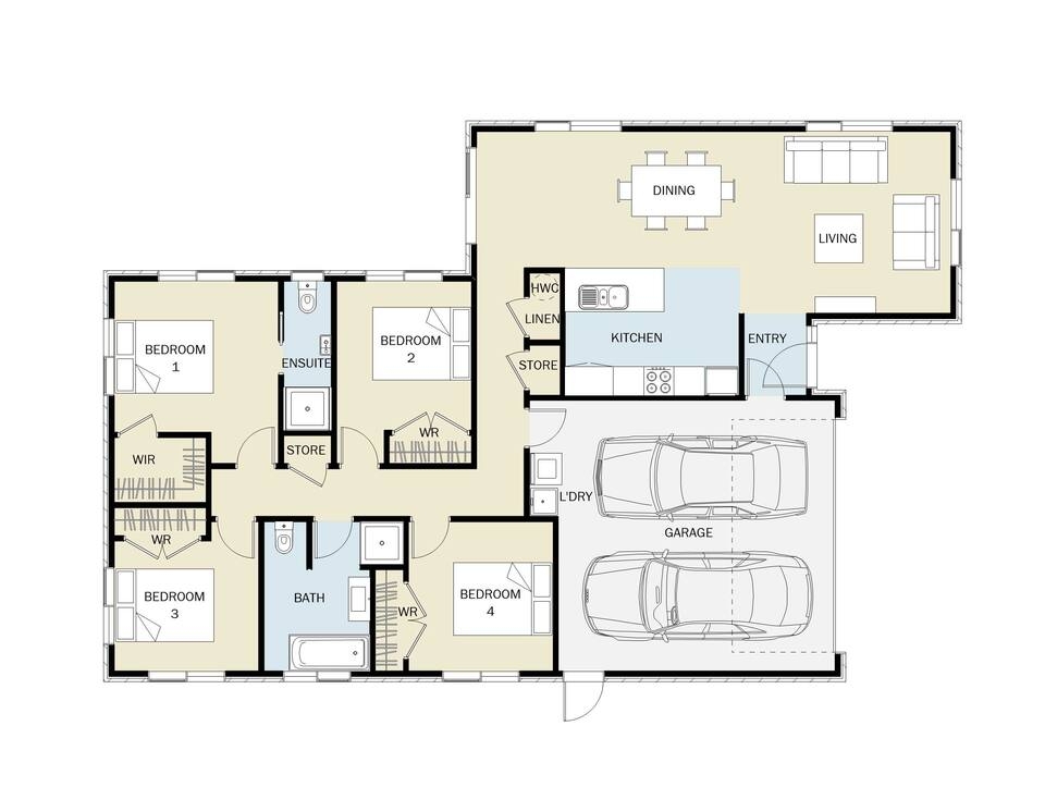 Start your new lifestyle in Paerata Rise floor plan