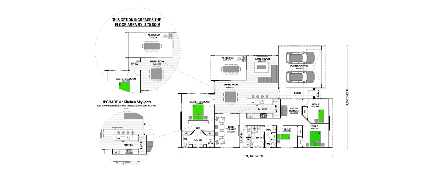 256m2 Home on a 945m2 section! floor plan
