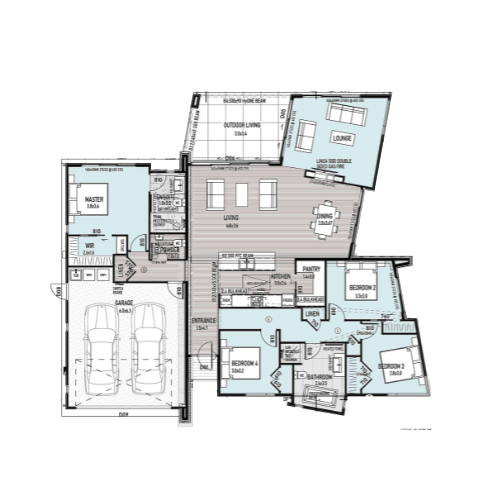 Frontier Estate Show Home floor plan