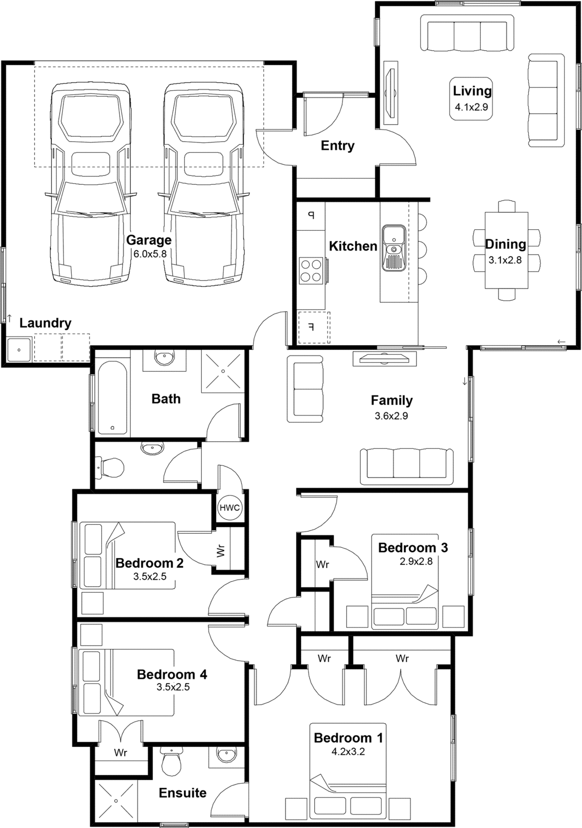 House & Land Package in Lower Queen St Subdivision floor plan