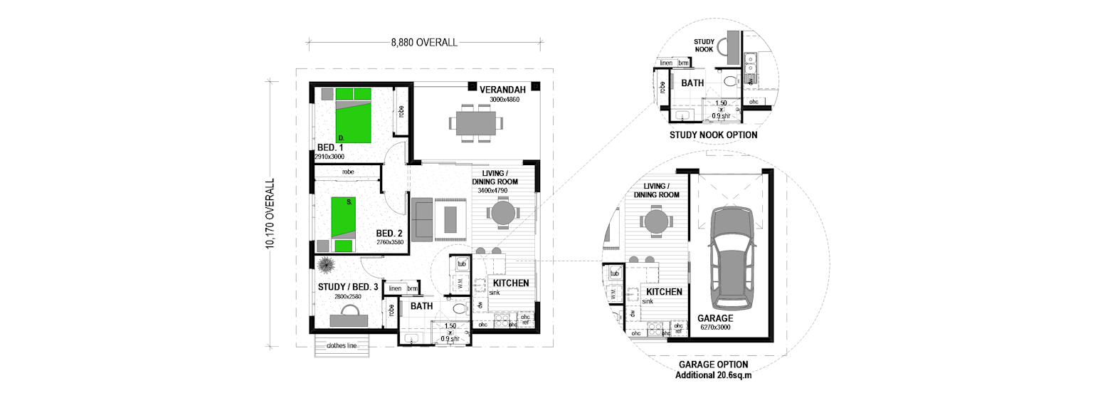 Your Own Slice of Paradise! floor plan