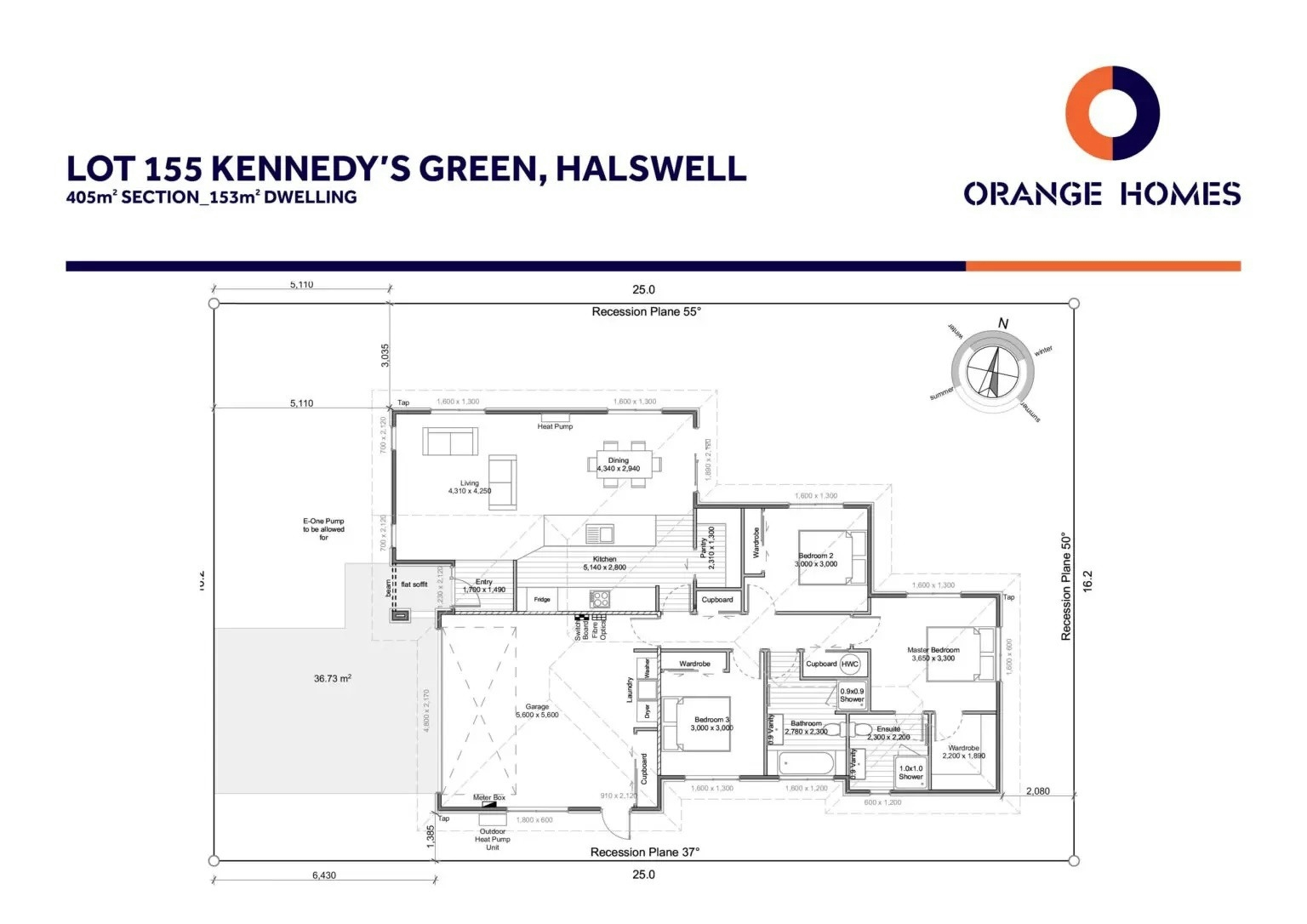 kennedy's green, halswell house and land package floor plan