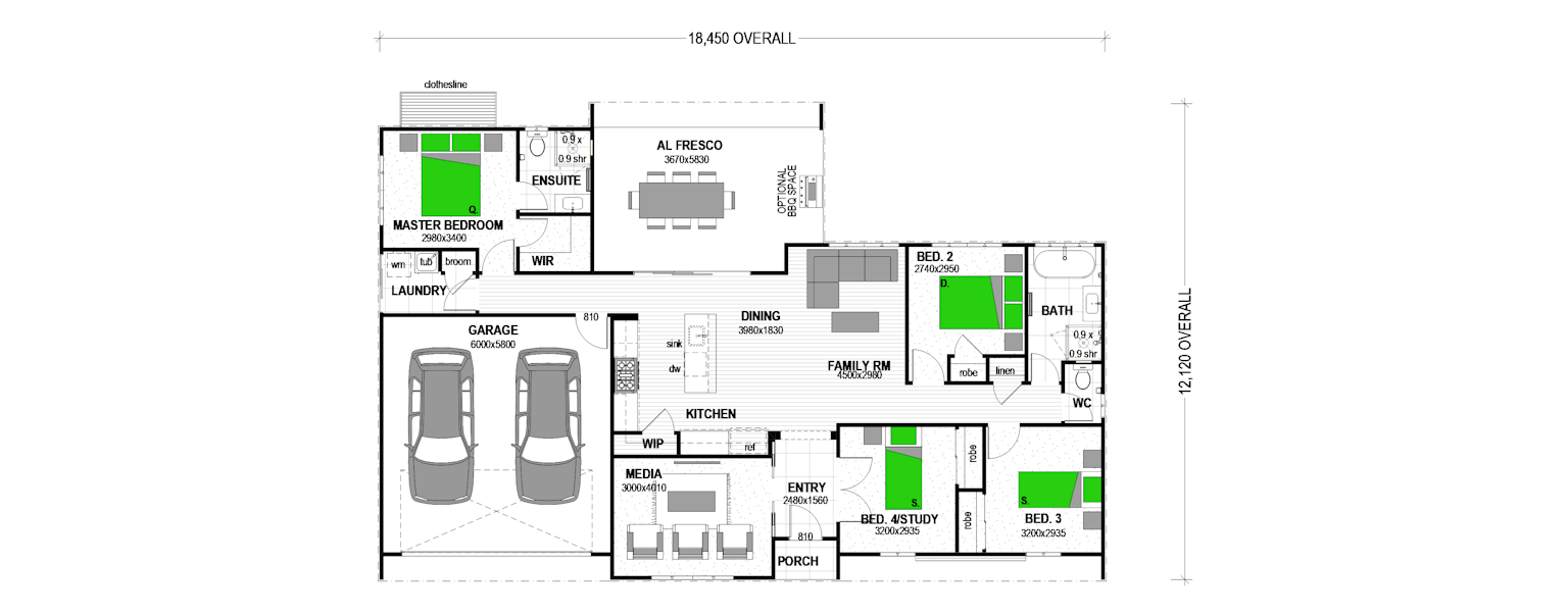 Reynolds green special floor plan